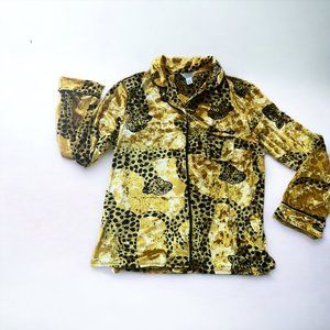 Sofia Intimates Gold Sleep Lounge Top Medium